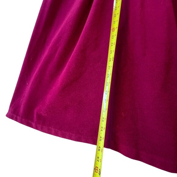 Vtg Vanity Fair Purple Velour Fleece Zip Robe Housecoat Pockets Embroidery Med - Picture 13 of 13